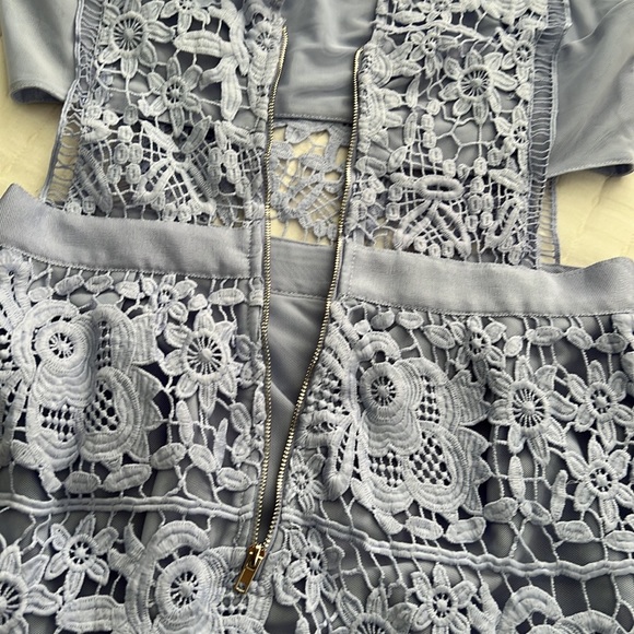 Aqua Lace Dress - Picture 7 of 9